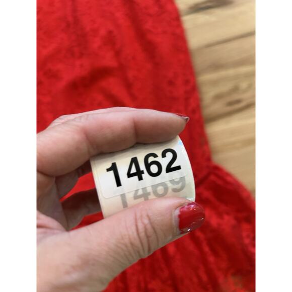 NWT Lovers & Friends Lace Midi Dress Evening Bloom Size Large Mermaid Tango - Picture 12 of 13